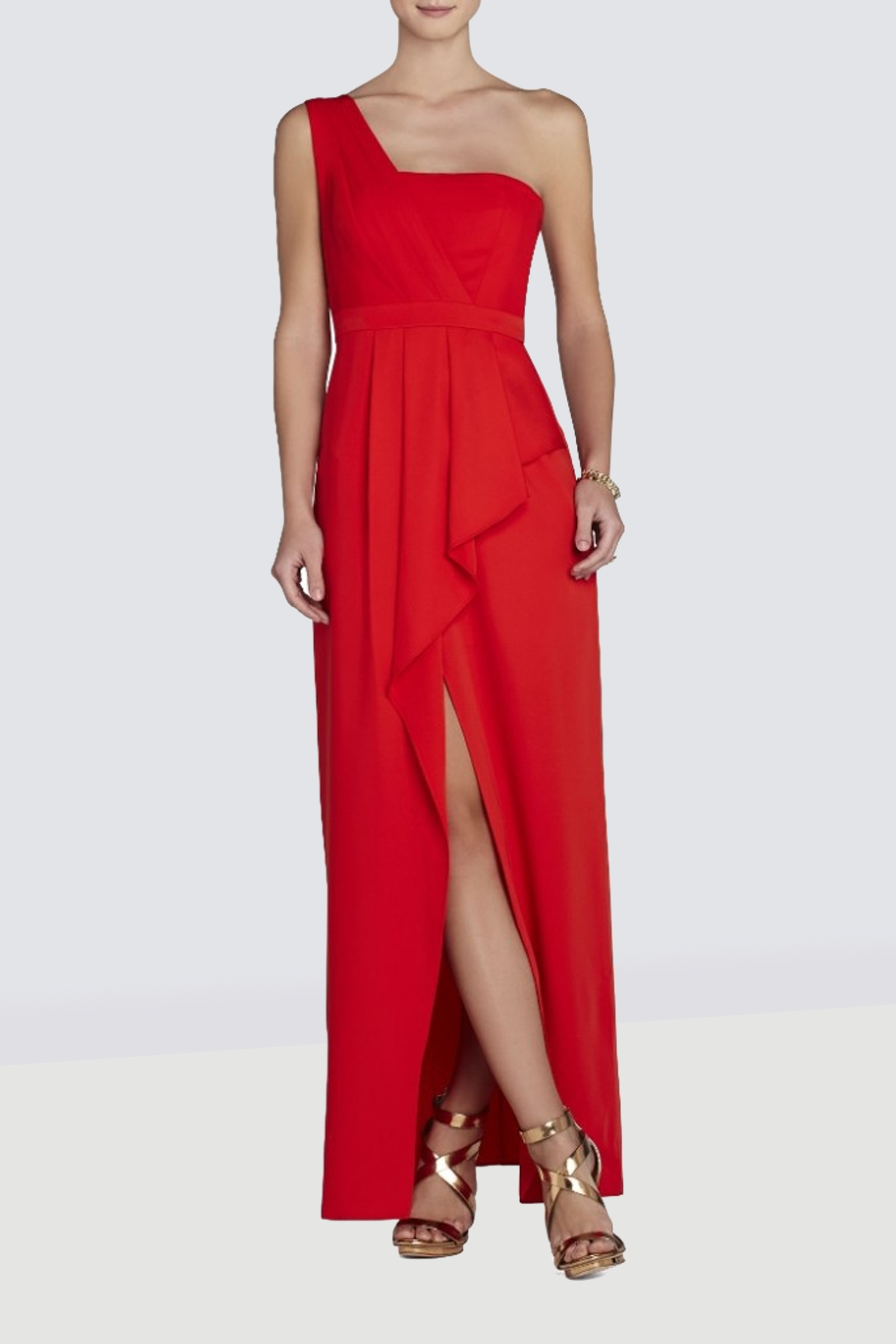 Bcbg red 2025 long dress