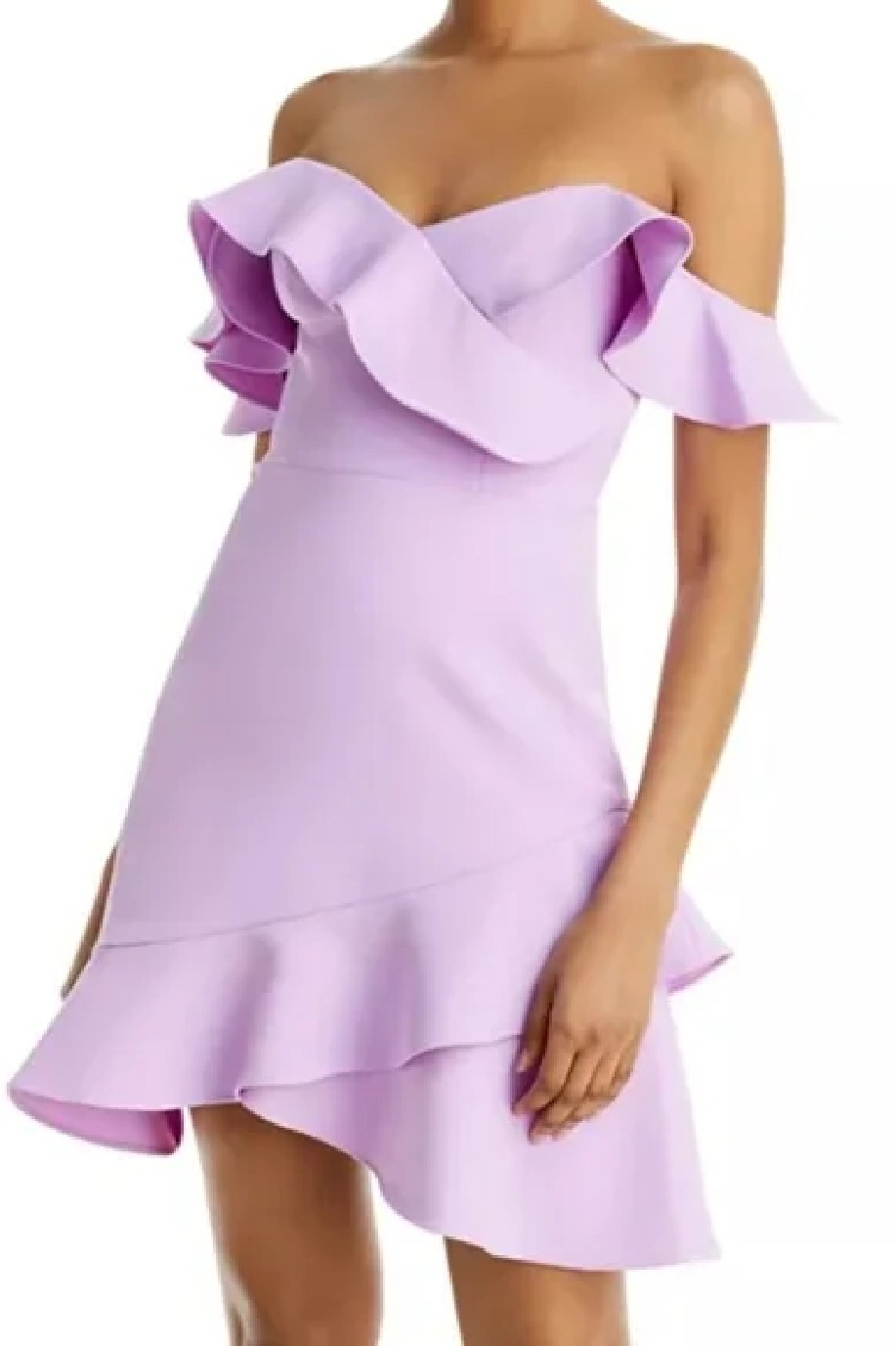 Bcbg purple 2025 cocktail dress