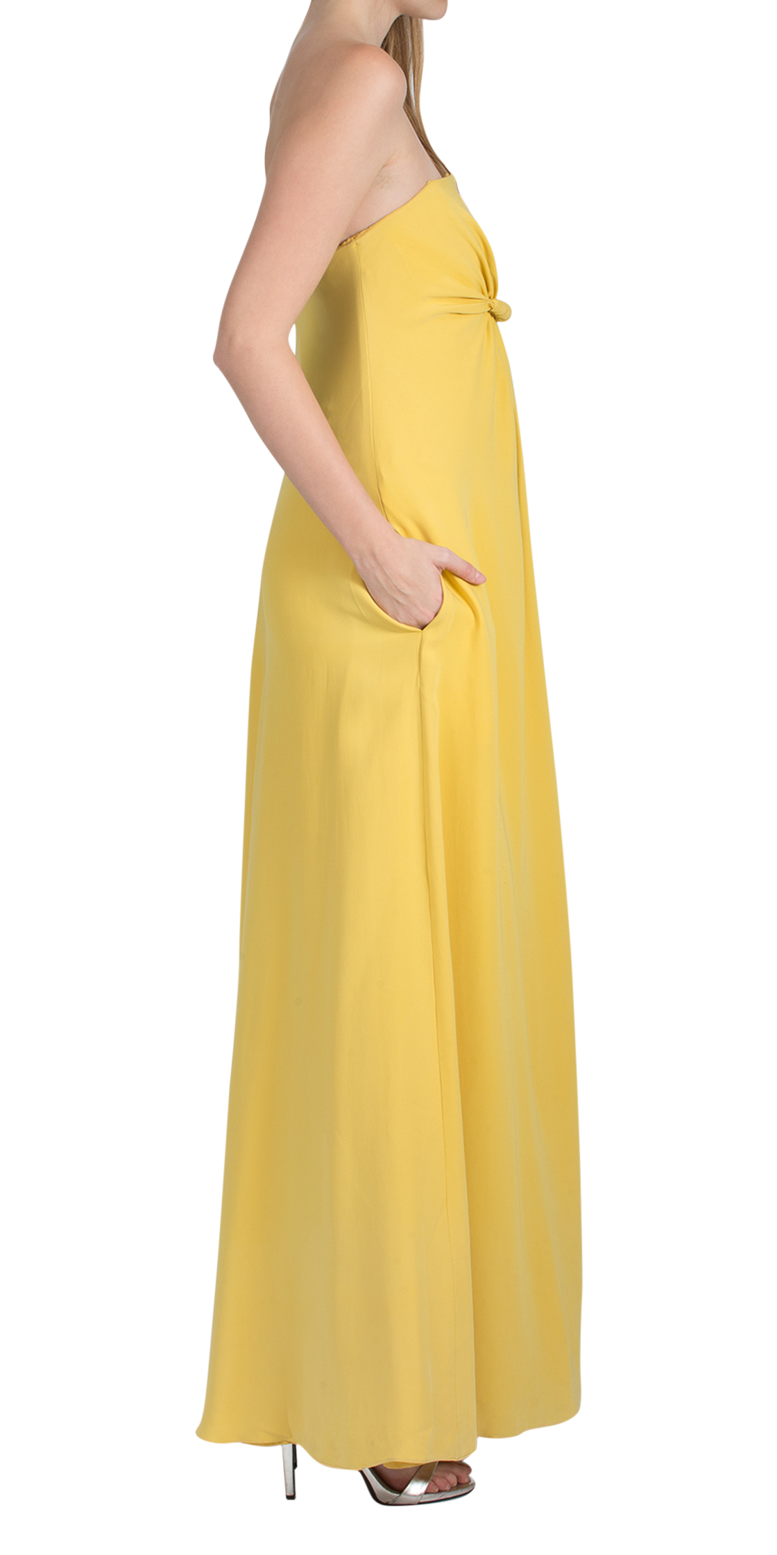 Rent DEREK LAM Strapless Maxi Gown in Dubai Designer 24