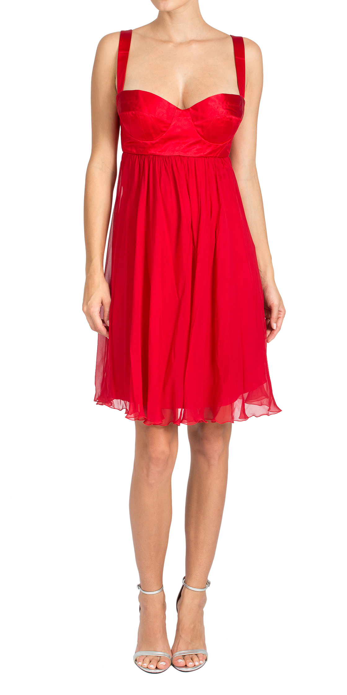 chinese dress ladies Dolce & Gabbana Red Runaway Lace Shift Dress Ladies – Afashionistastore main image 1