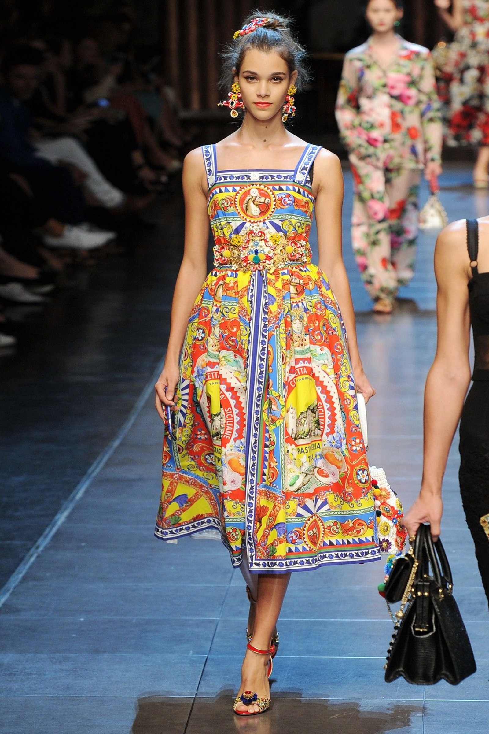 Rent DOLCE & GABBANA Print Dress in Dubai - Designer 24