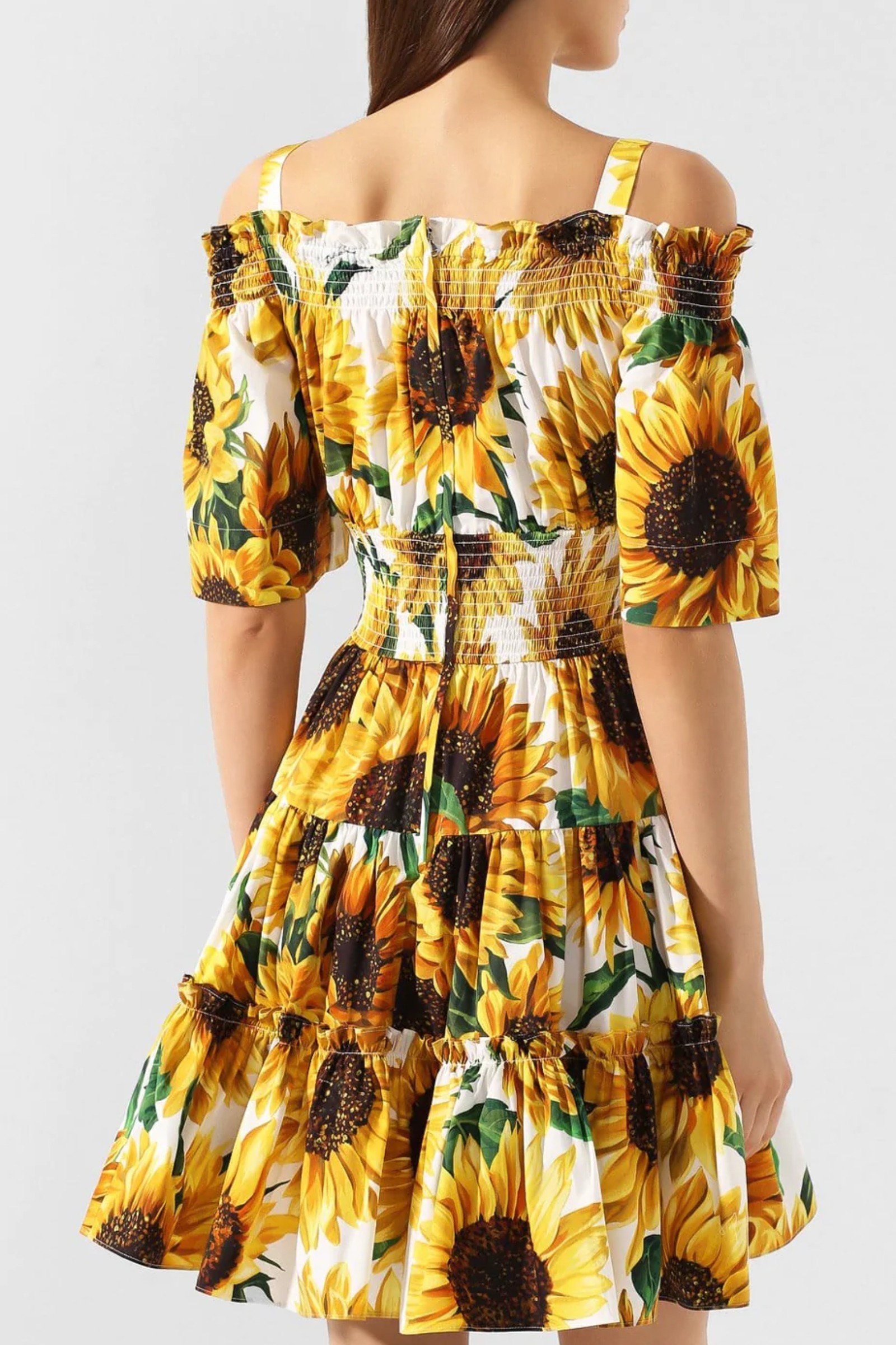 Dolce and gabbana outlet off shoulder dress