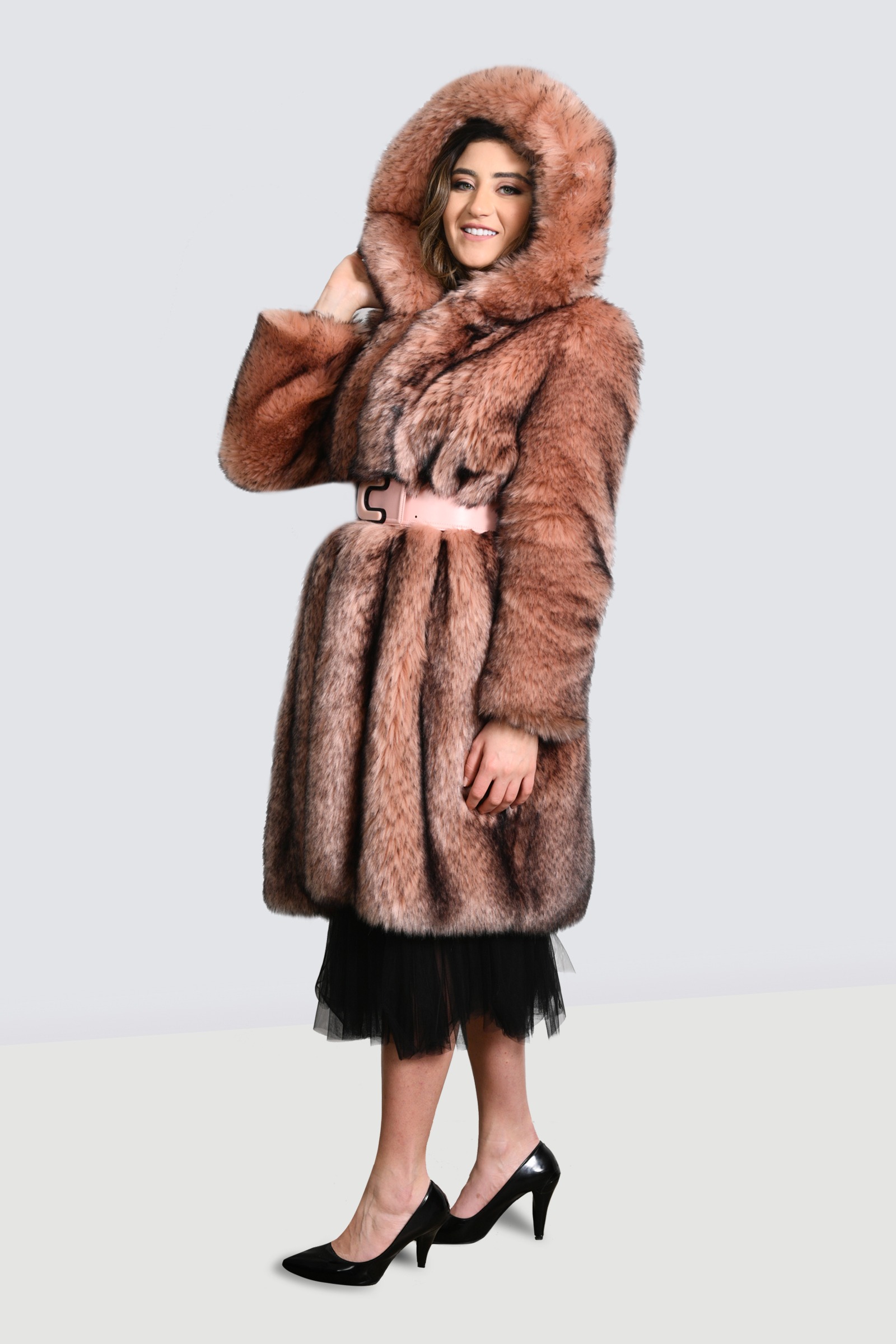 Elisabetta franchi fur on sale coat