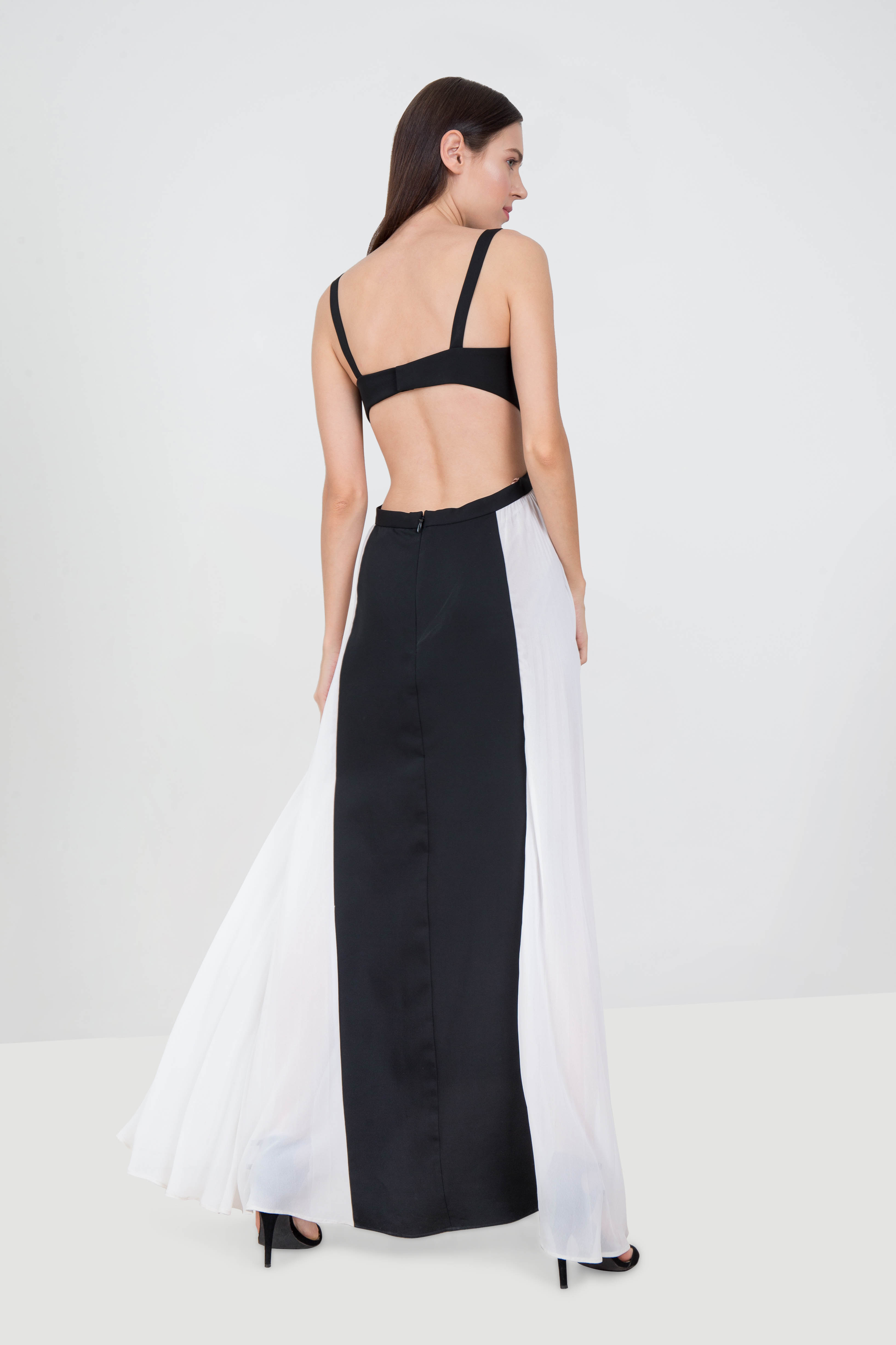 Bcbg pleated maxi dress sale