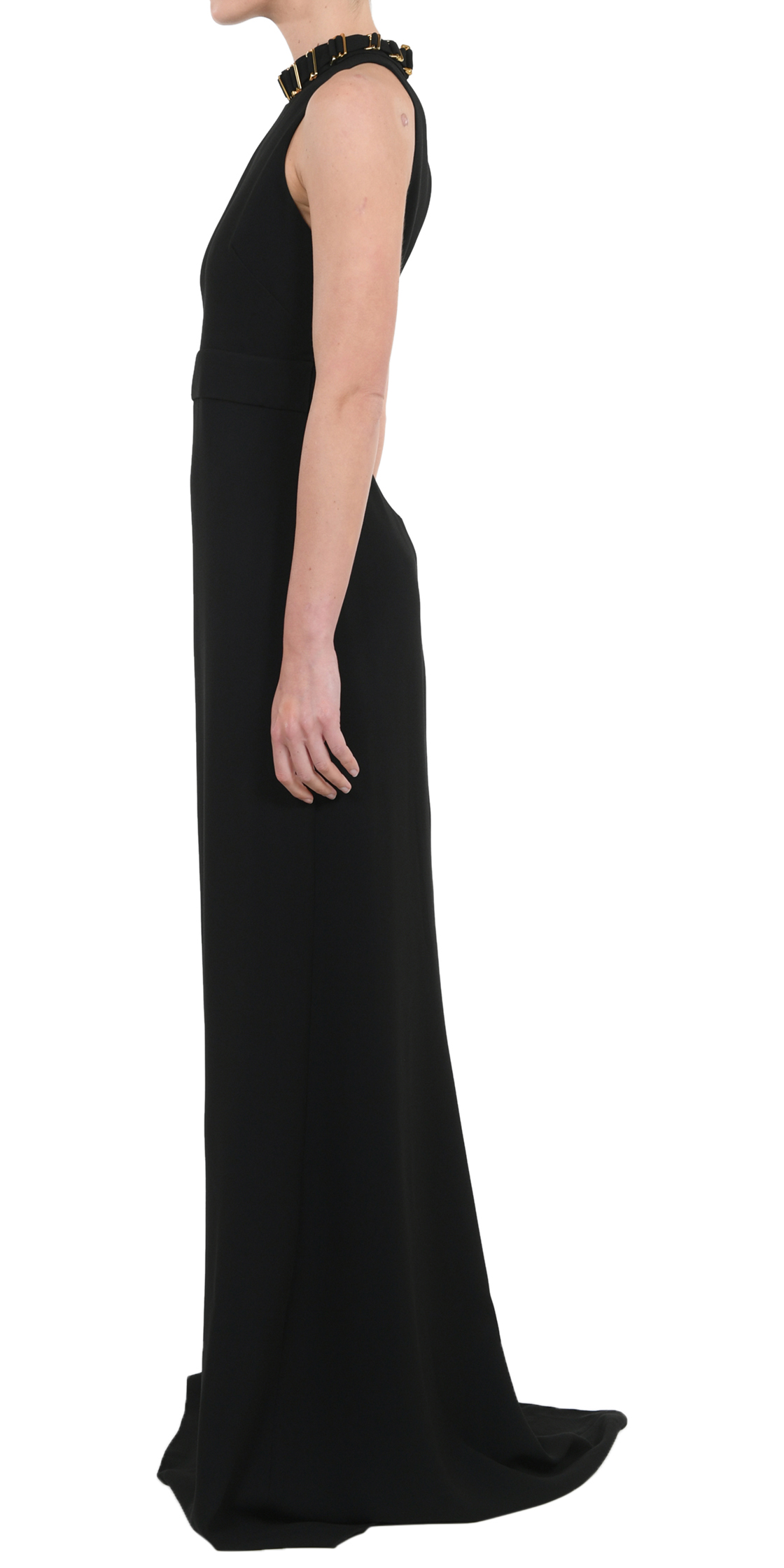 Rent HALSTON HERITAGE Embellished Halter Neck Gown in Lebanon Designer 24