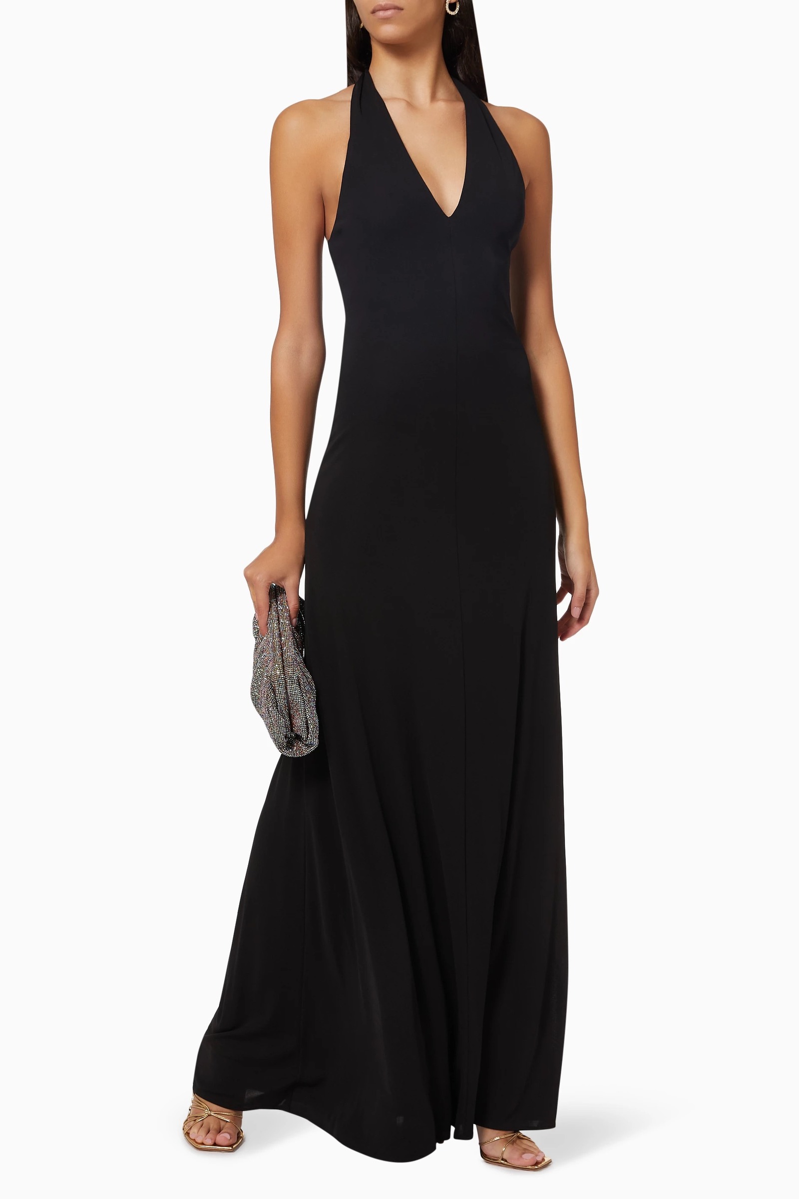 open lace back dress Marisol Lurex Gown main image 0