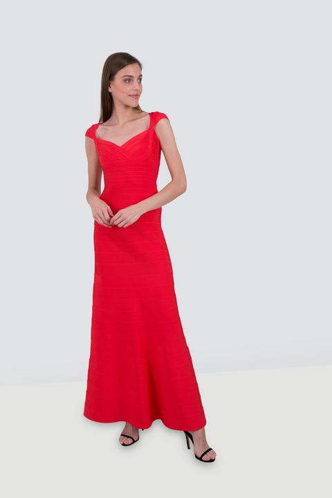 Hervé Léger Sweetheart Banded Gown for Hire
