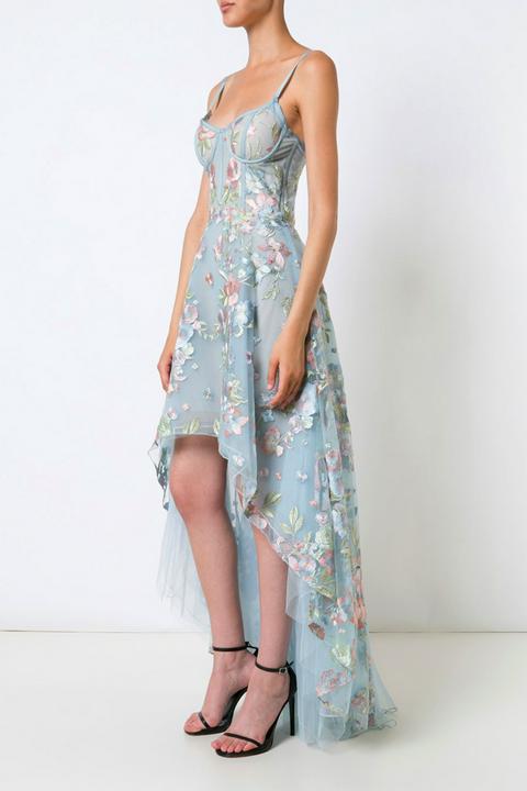 Marchesa notte dress outlet blue