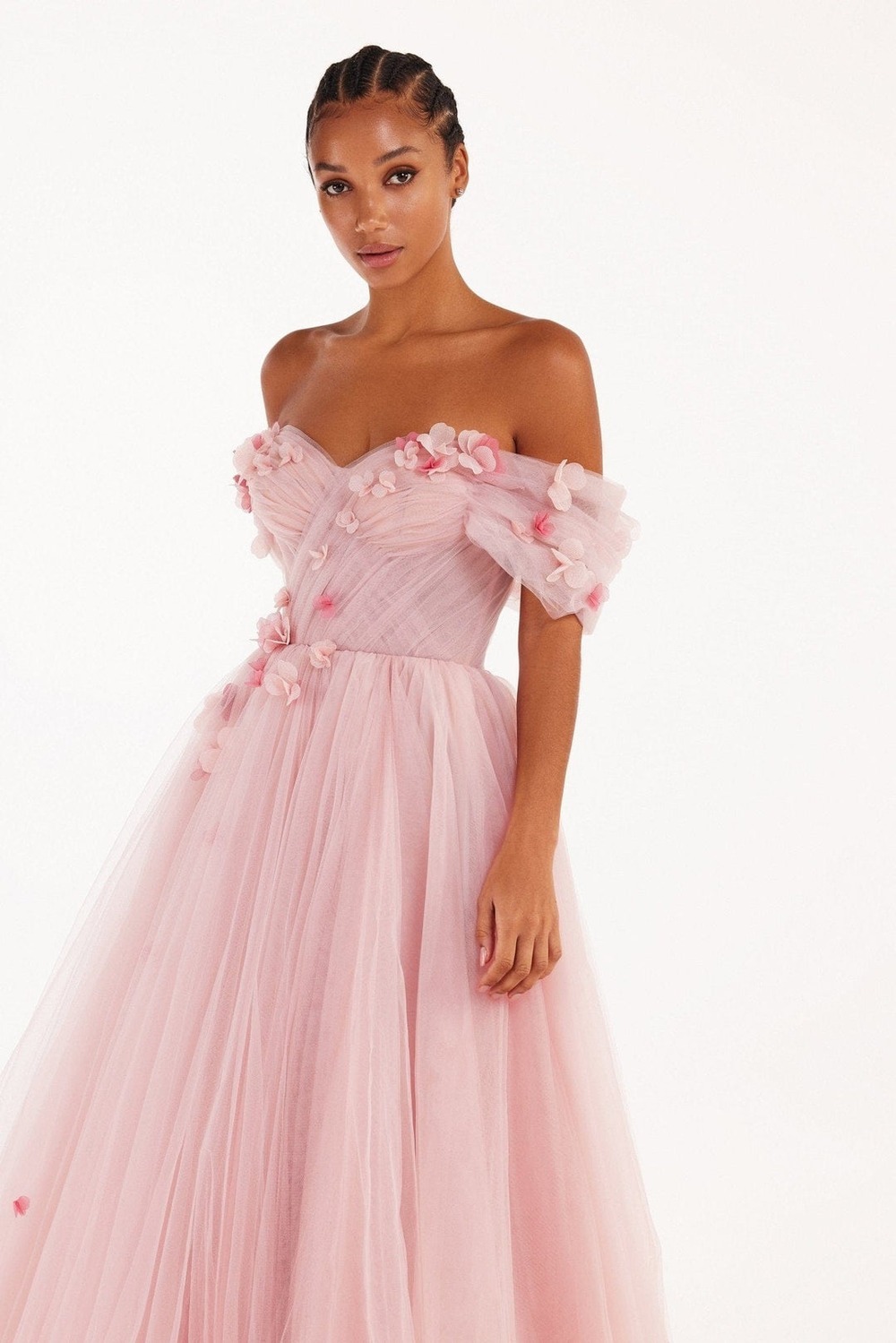 puff sleeve midi white dress Chablis Gathered Bust Puff Sleeve Midi Dress White