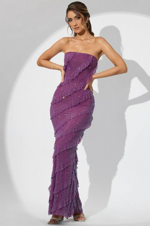 ワンピース ELISABETTA FRANCHI Satin midi dress with asymmetric skirt Elisabetta Franchi | Saks Fifth Avenue
