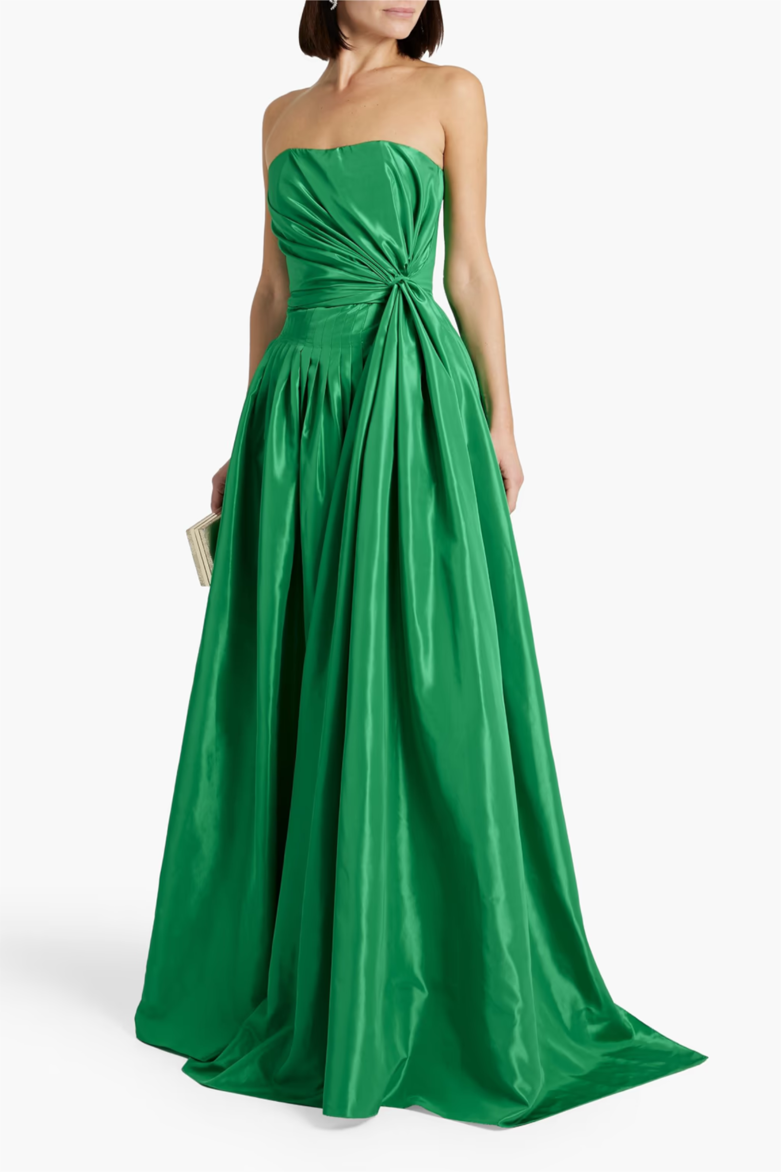 slim fit dress slacks Raven Crepe and Velvet Dress in Dark-Green – Rhea Costa