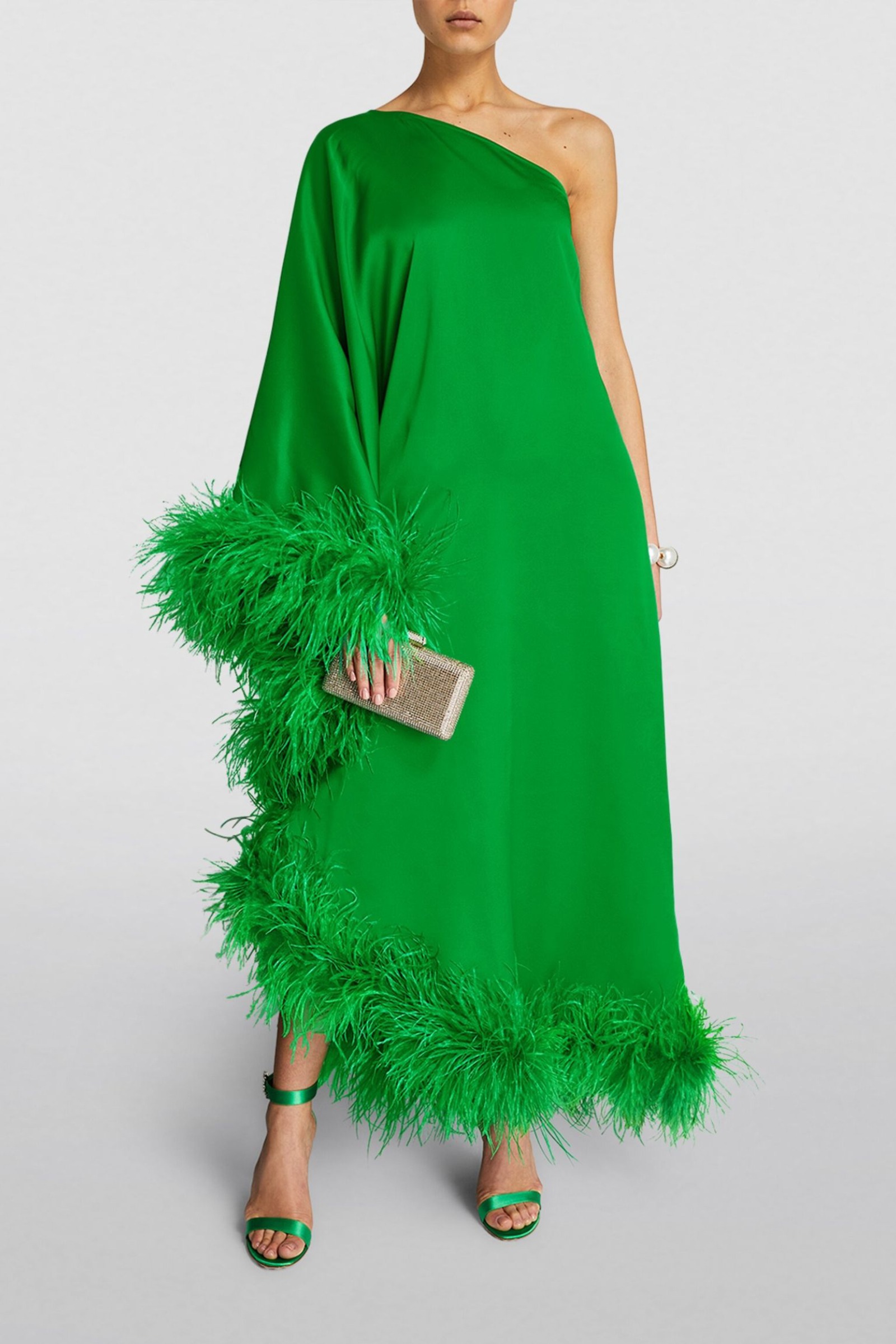green emerald velvet dress Taller Marmo