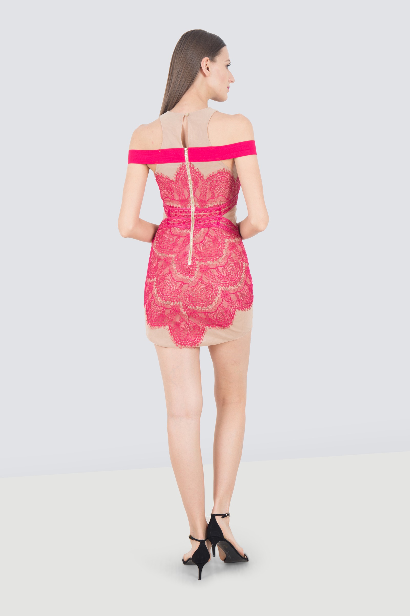 Three floor 2025 pink dress