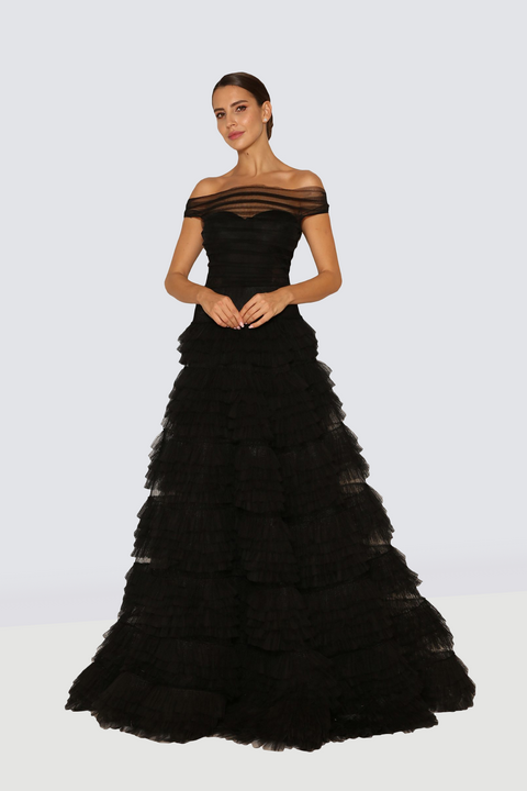 Black Gowns  Buy Black Gowns  Black Evening Gowns Online at Best Prices  In India  Flipkartcom