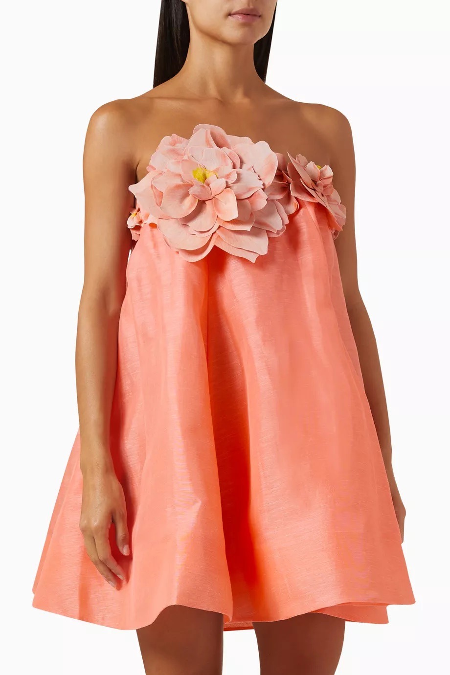 Natura Strappy Dress Zimmermann Adorn Strapless Dress ZIMMERMANN Strapless Floral-appliqud Linen And Silk-blend Gauze Natura Strappy Dress Zimmermann Adorn Strapless Dress ZIMMERMANN Strapless Floral-appliqud Linen And Silk-blend Gauze