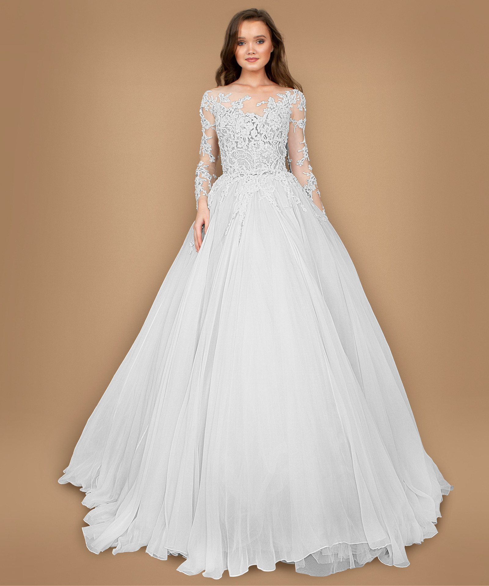 Rent Zuhair Murad Lace Chiffon Gown In Lebanon Designer 24