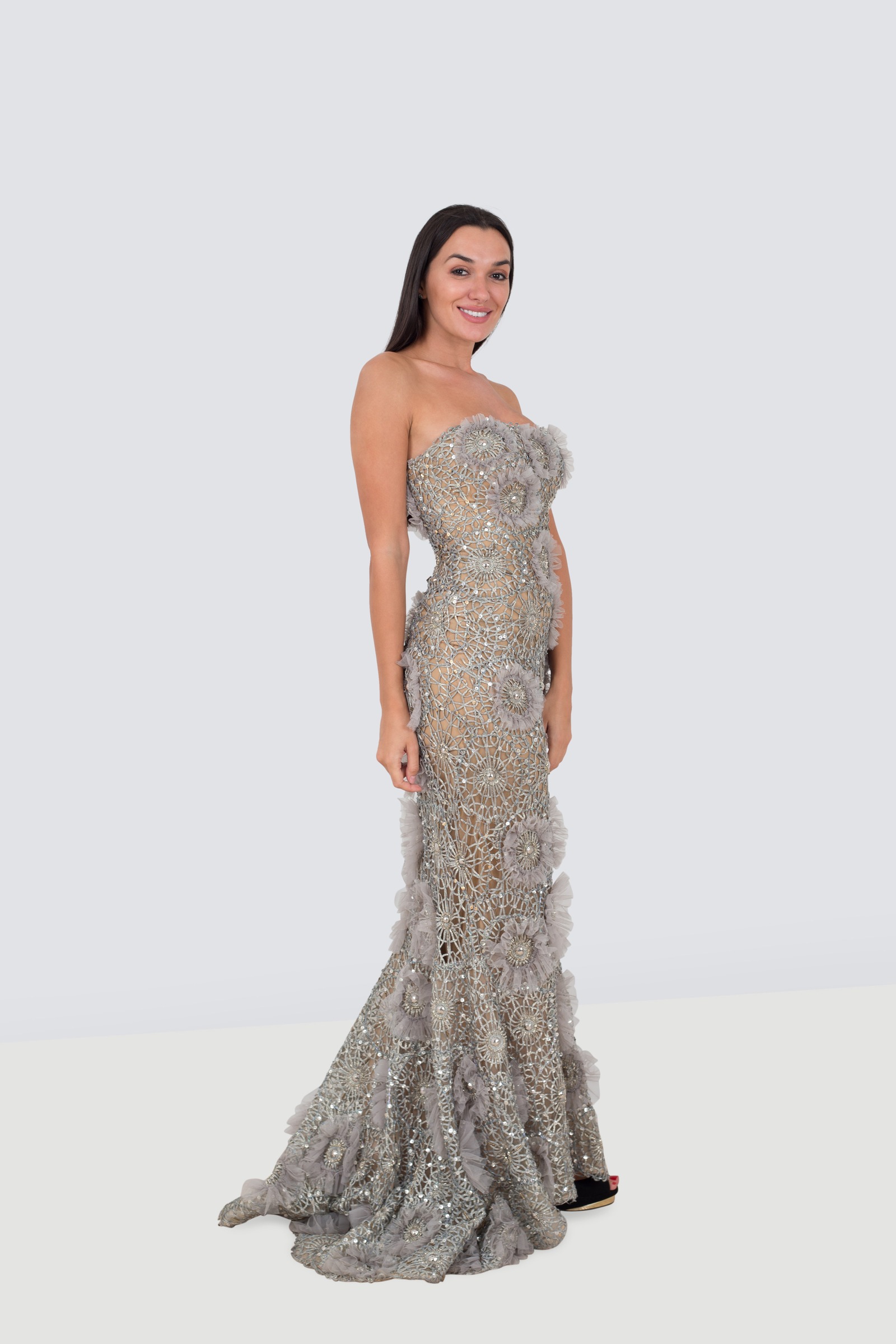 zuhair murad sequin dress Couture SS24